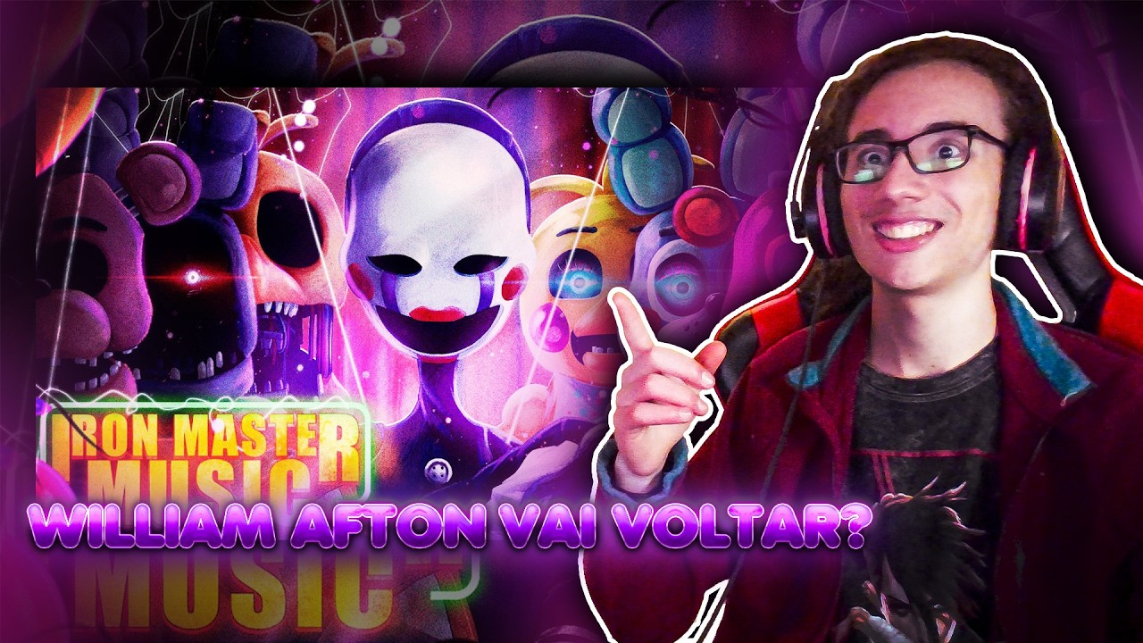 REACT | Nunca Pare a Canção | Five Nights at Freddy's 2 | Iron Master