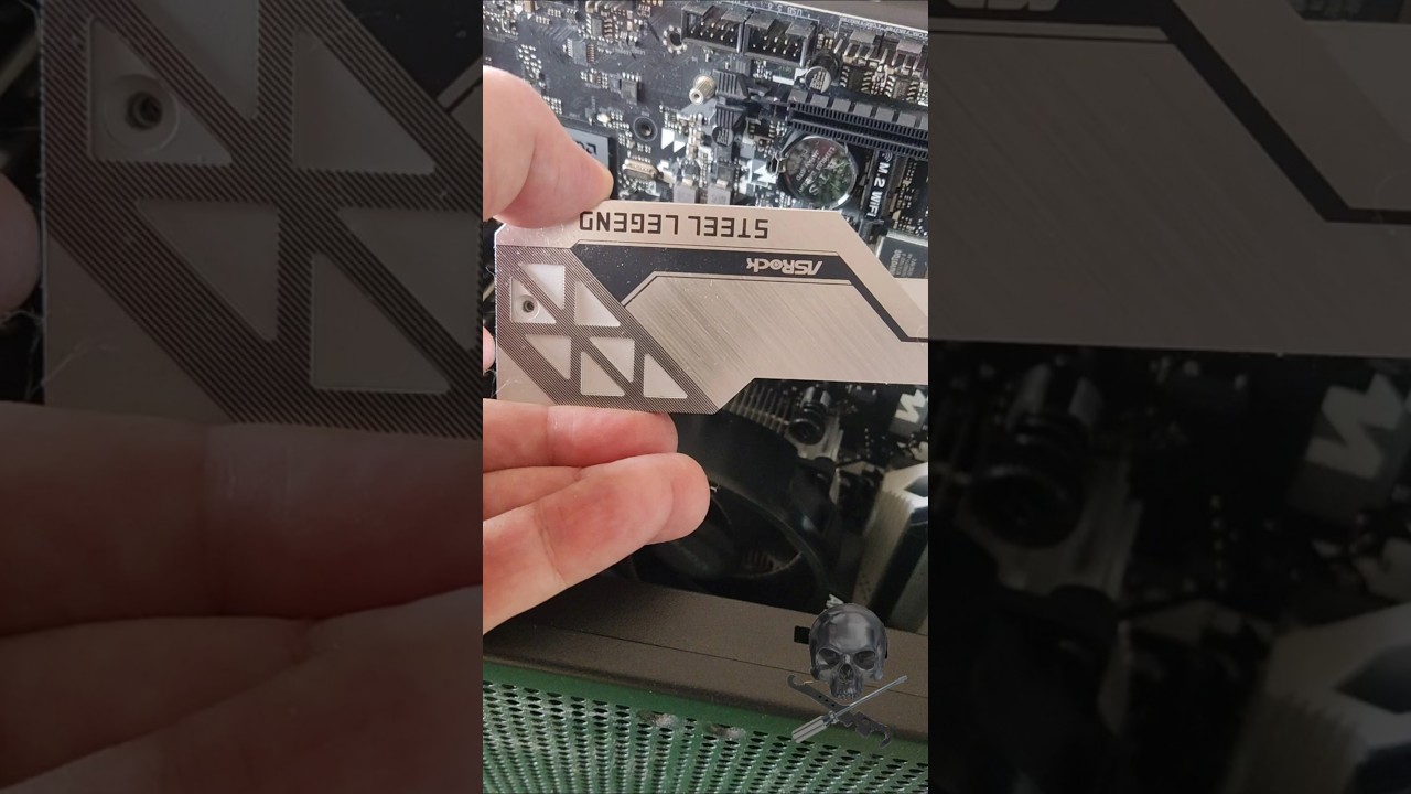 asrock b550 steel legend - come smontare m2armour - how to access m2 slot m2armour