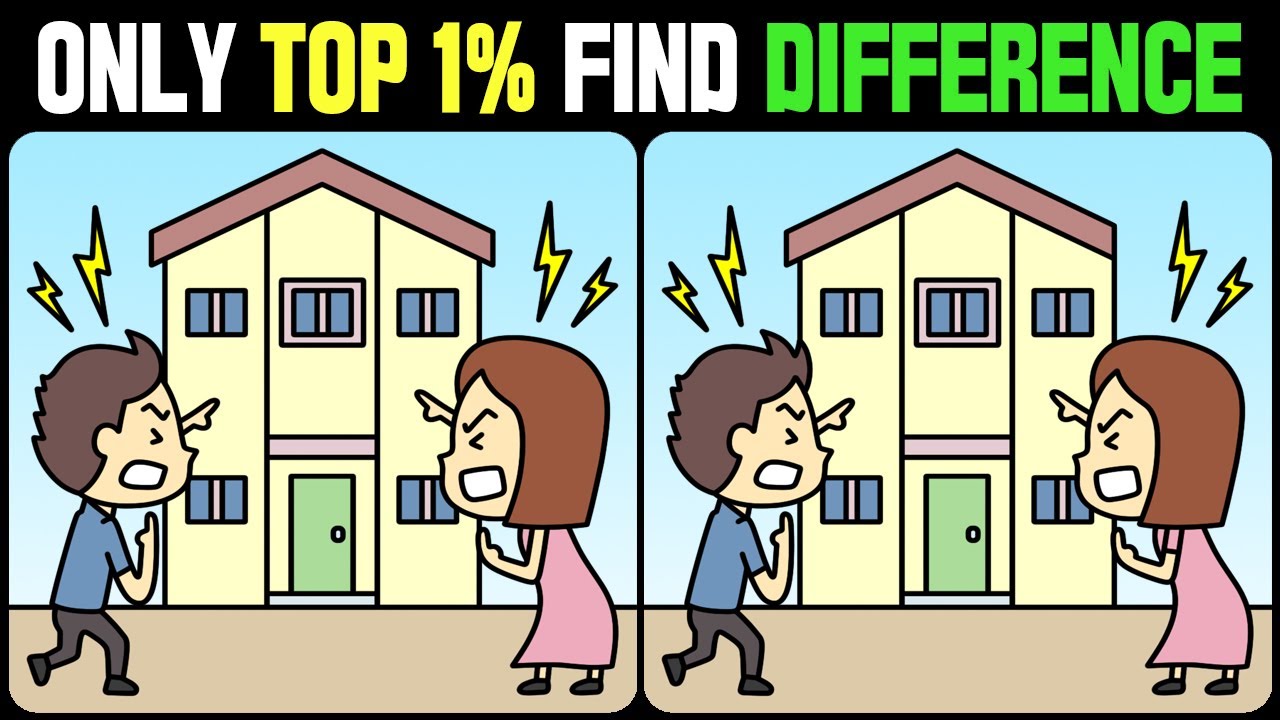 Spot The Difference : Only Genius Find Differences [ Find The Difference #650 ]