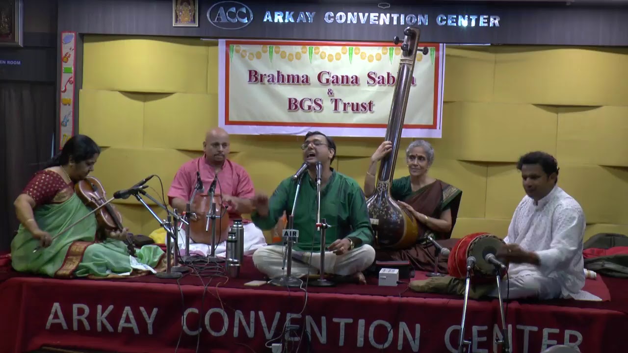 Brahma Gana Sabha(regd) & BGS Trust - T N S Krishna Vocal