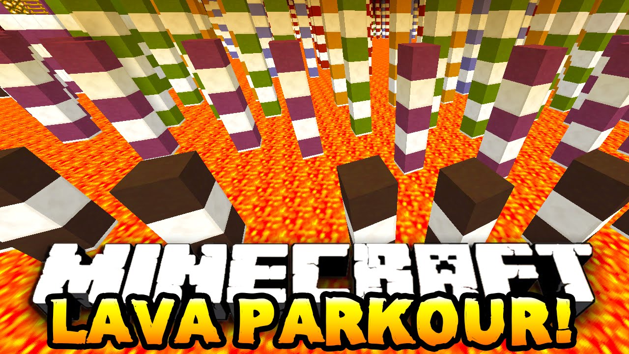 Minecraft LAVA PARKOUR! (Custom Parkour Map!) #5 w/PrestonPlayz & NoochMC