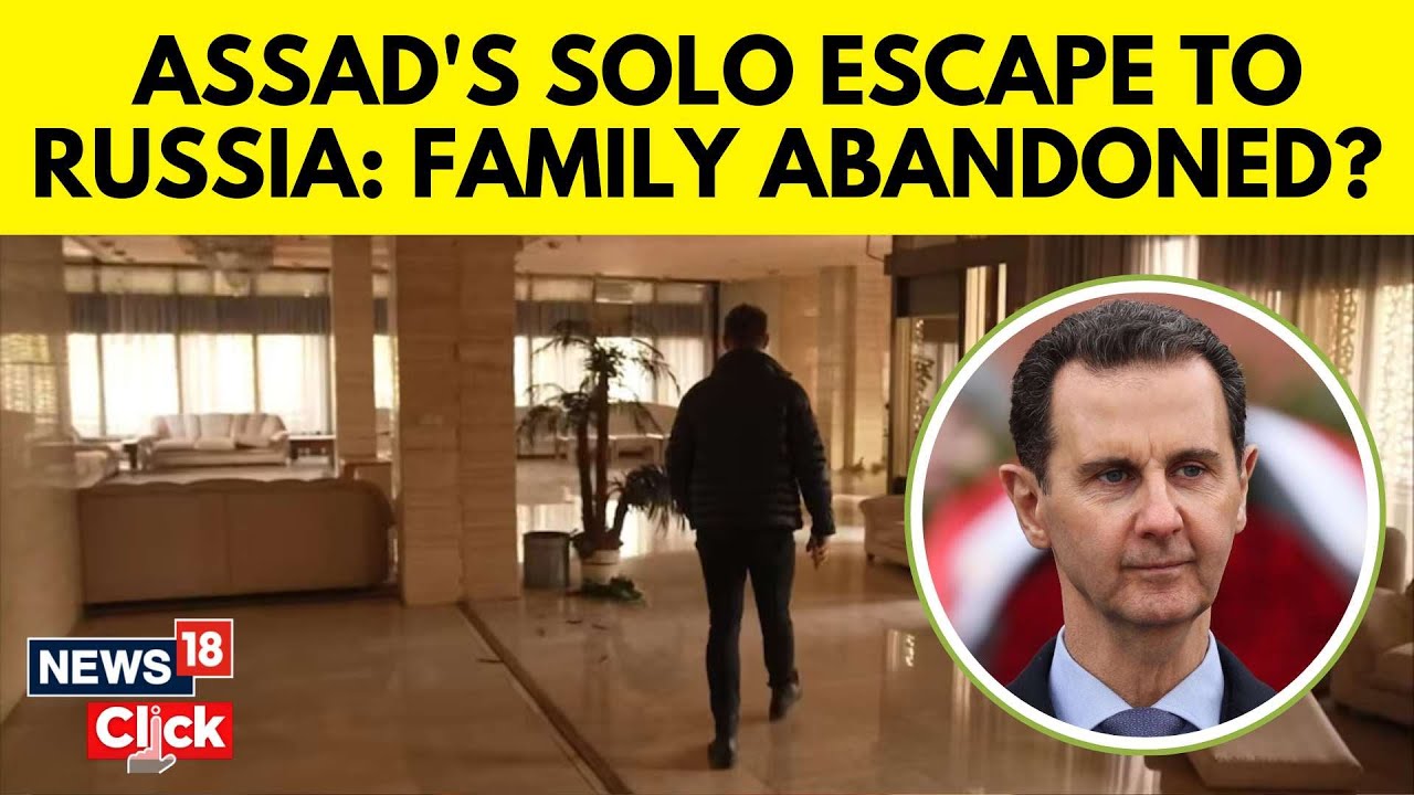 Syria News | Assad's Solo Escape To Russia: Family Abandoned ? | Assad Syria | Syria War | N18G