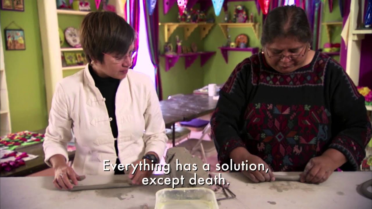 Ceramic tree of life artist Veronica Castillo, HOLIDAY episode