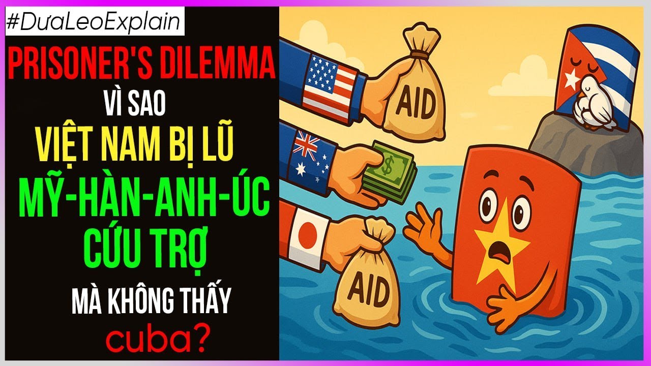 Prisoner's Dilemma: V&igrave; sao Việt Nam bị lũ, Mỹ-H&agrave;n-Anh-&Uacute;c cứu trợ m&agrave; 0 thấy cuba? [Dưa Leo DBTT]
