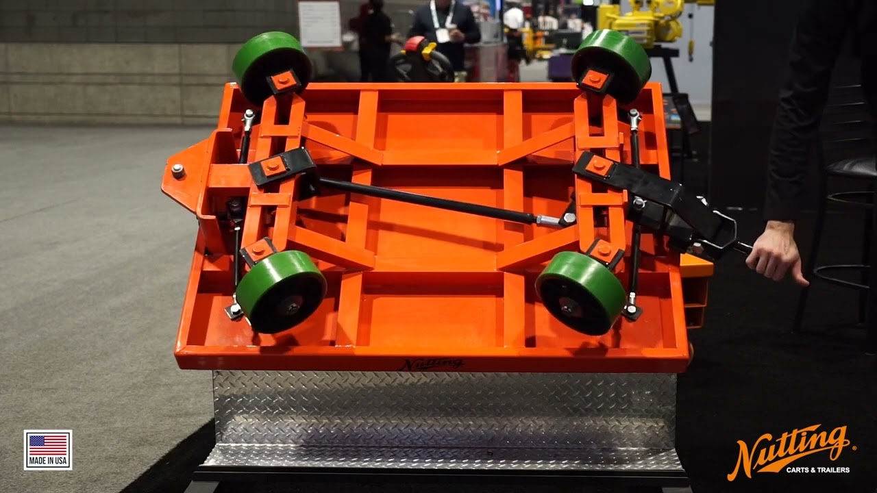 Quad Steering Industrial Cart Demonstration