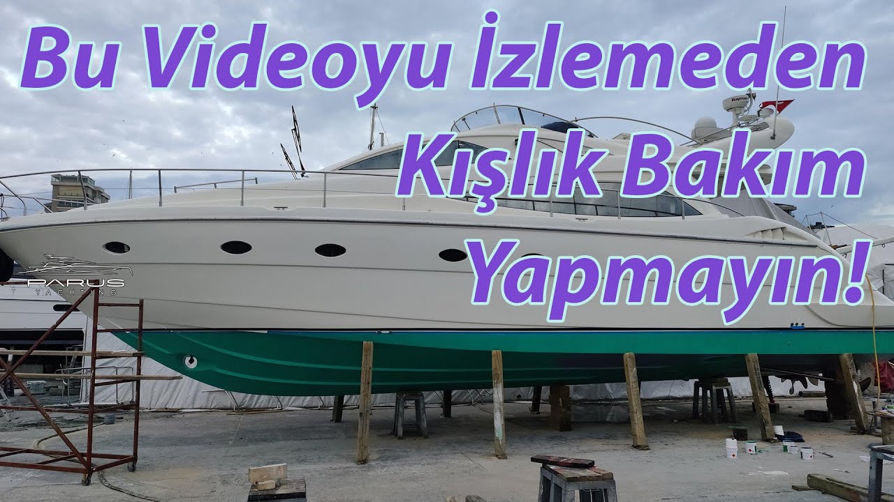 İstanbul’da Yat ve Tekne Kışlık Bakım Onarımı | Aicon 56 Ağır Bakım Uygulaması