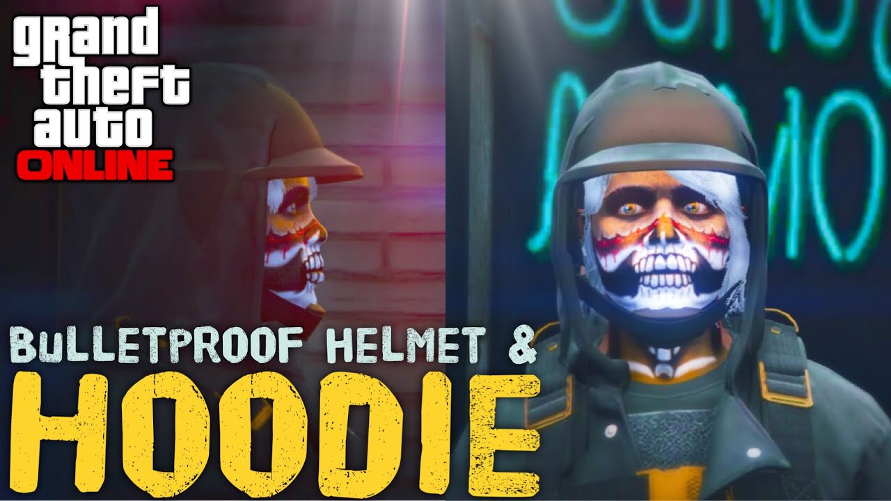 HOW TO WEAR A BULLETPROOF HELMET & HOODIE in GTA Online!  Patch 1.42