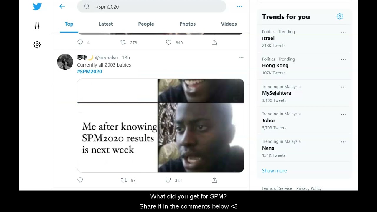 SPM 2020 | 3 minutes worth of 