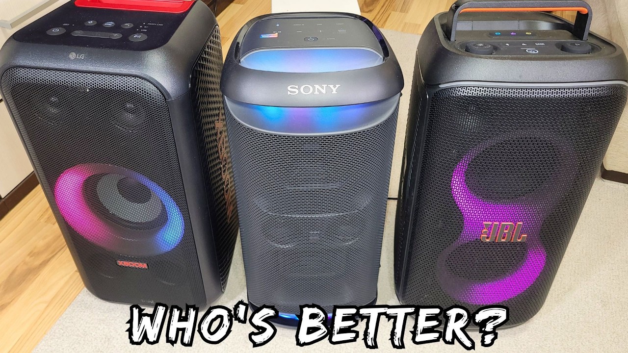 Which is better? Sony XV500 VS LG Xboom XL5S VS JBL Partybox 120 (did not expect that!)