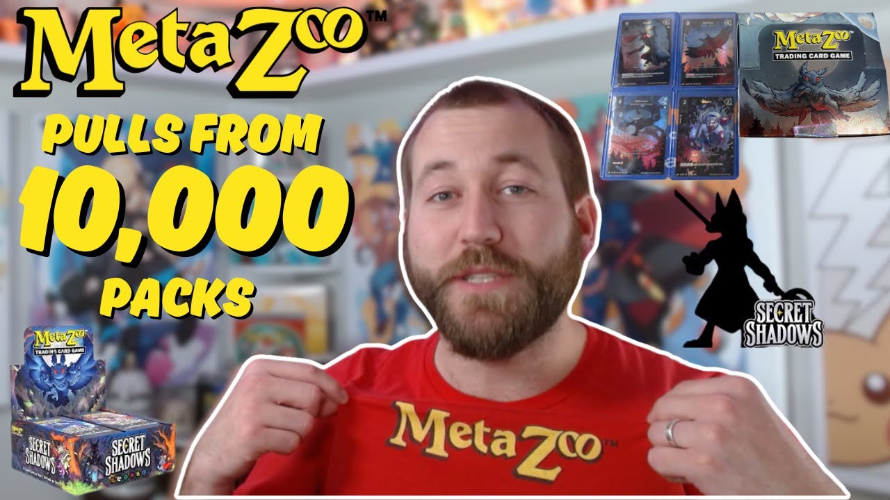 Вытягивает карты из 10 000 пачек Metazoo Secret Shadows! + Полный набор Torrential Tides в альбоме!