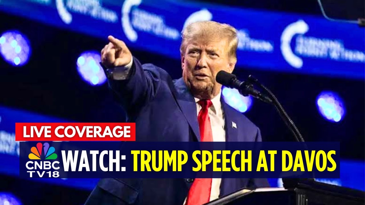 LIVE: President Trump Delivers BIG Address To The World Economic Forum in Davos | Greenland | N18G