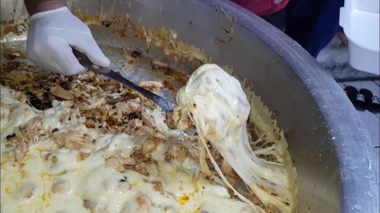 محموسة صدرالدجاج والفطر عشاء خفيف بجبن الموزرلا