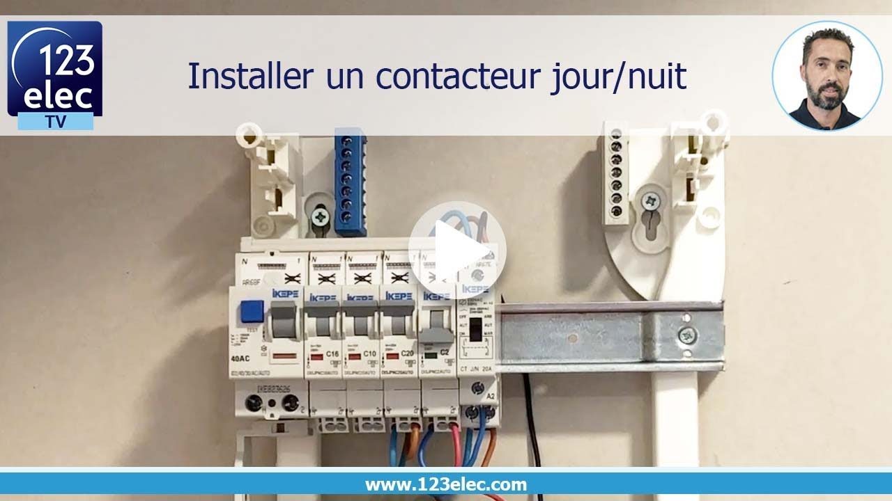 Installer un contacteur jour/nuit dans son tableau électrique