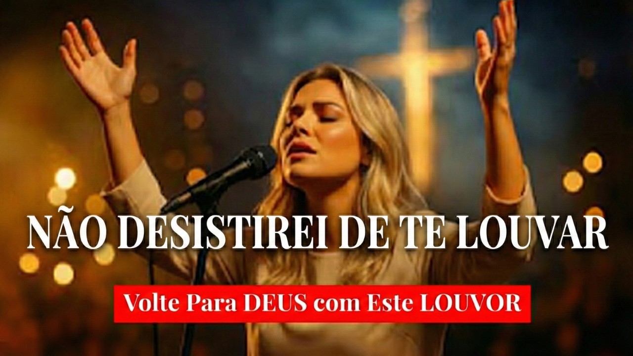 EU NÃO VOU PARAR | Esperança, Recomeço e Paz no Senhor - Poderoso Louvor#louvor #adoraçâo