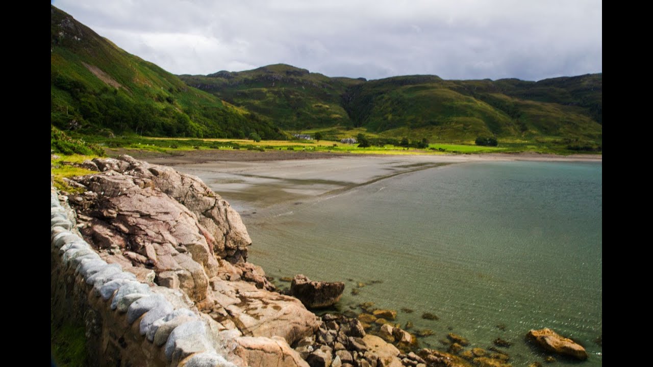 The road to Lochbuie, Isle of Mull (St Kilda's Church, Moy Castle, Laggan Sands)
