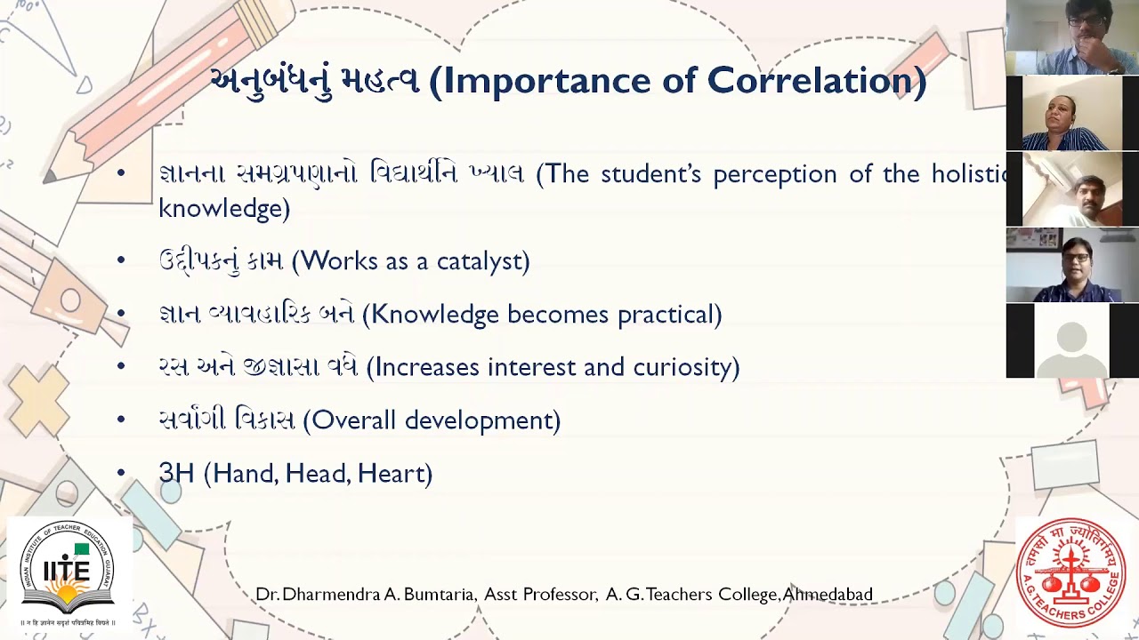 Correlation of Mathematics with Other Subjects