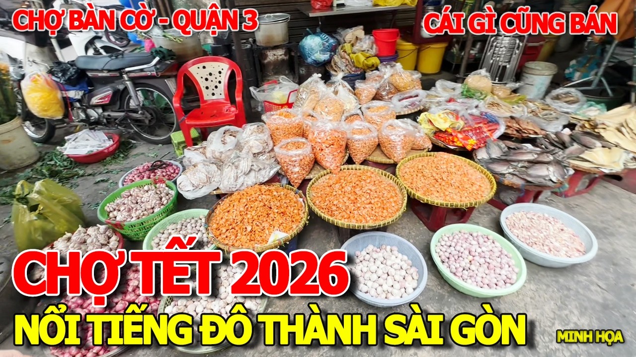 KHÁM PHÁ NGÔI CHỢ NỔI TIẾNG ĐÔ THÀNH SÀI GÒN 1975 - ĐI CHỢ BÀN CỜ TẾT BÍNH NGỌ 2026 - NHẬN KHÔNG RA