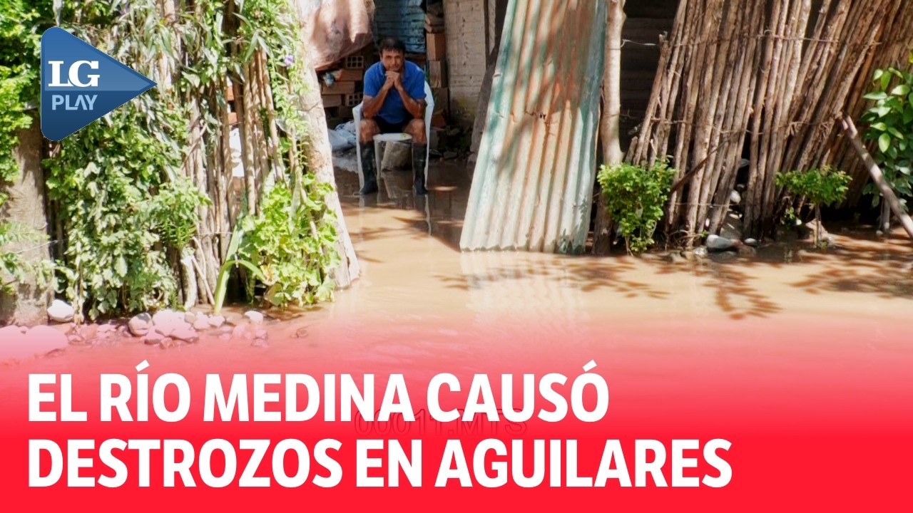 Graves daños materiales por el desborde del río Medina | LA GACETA en Aguilares