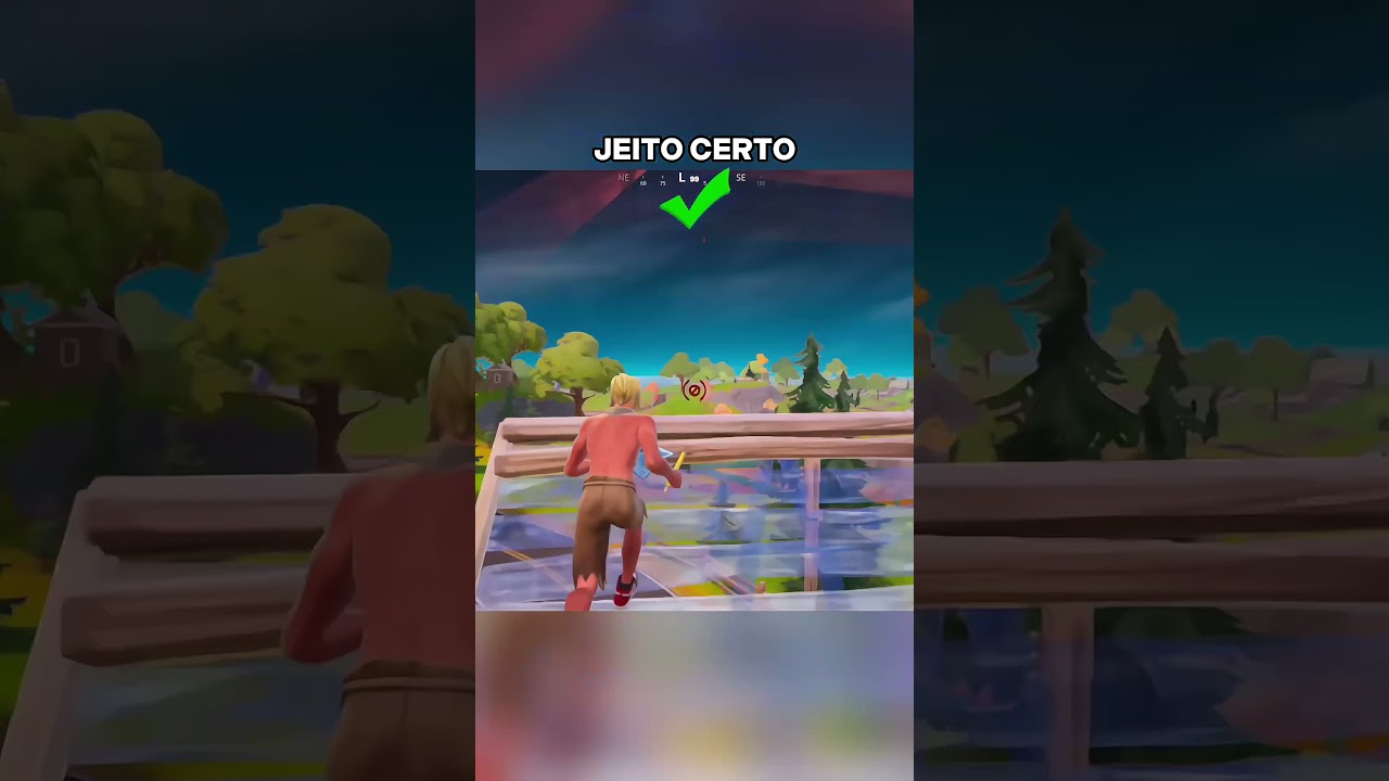 Aprenda o SEGREDO do 90&deg; no Fortnite