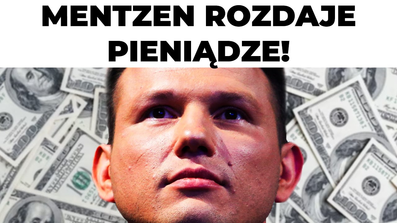 MENTZEN ROZRZUCA PIENIĄDZE NA SPOTKANIU