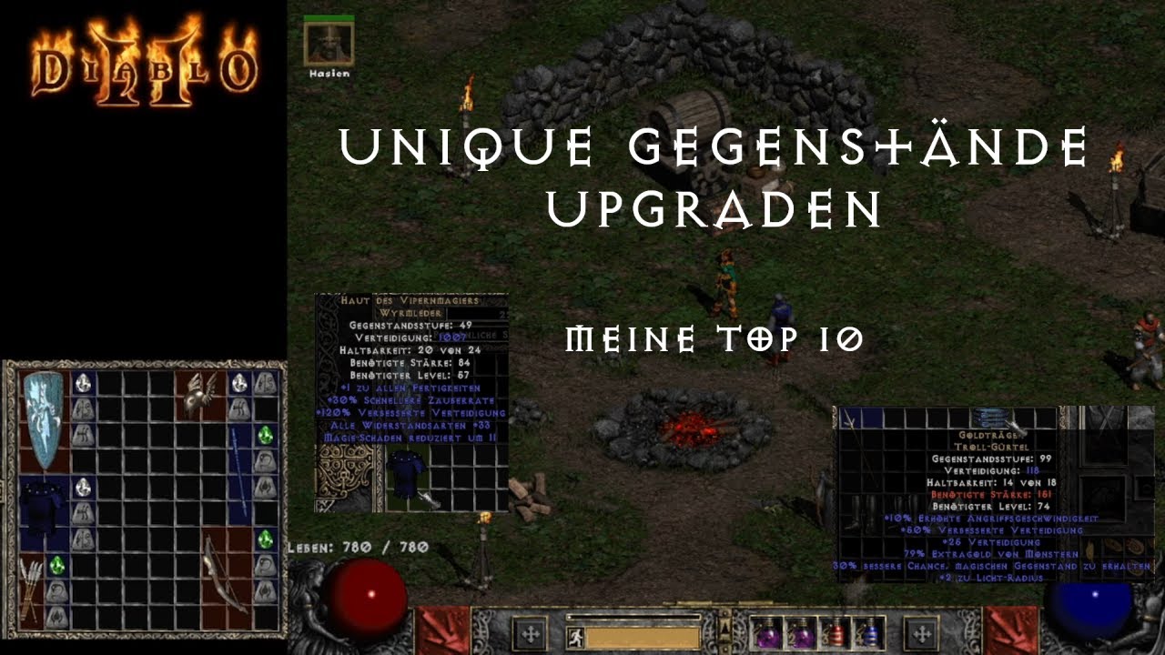 Diablo 2 - MEINE Top 10 Uniques zum Upgraden