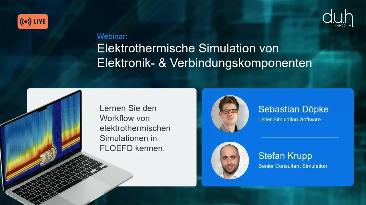 Webinar: Elektrothermische Simulation von Elektronik- & Verbindungskomponenten