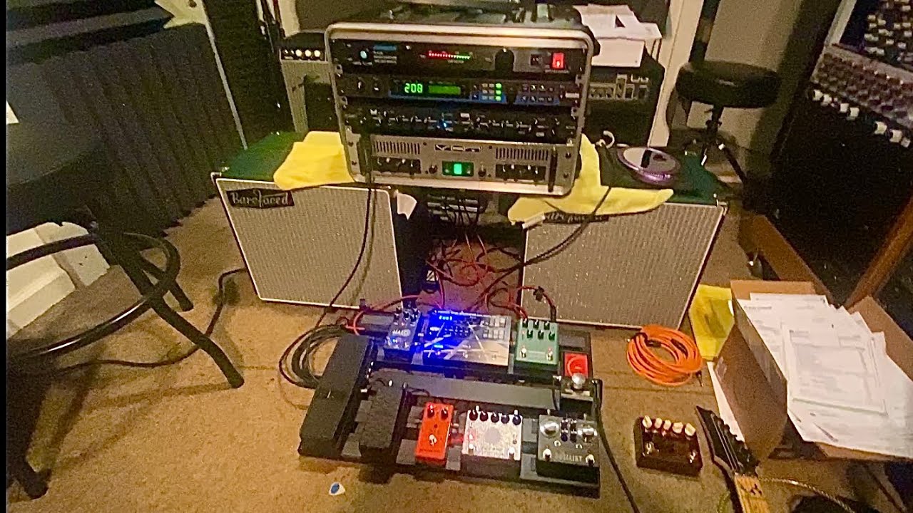Stereo Syn-2  Rig November 4 2023 Barefaced Cabs w/Creamback 90w Tone Specific Pickups