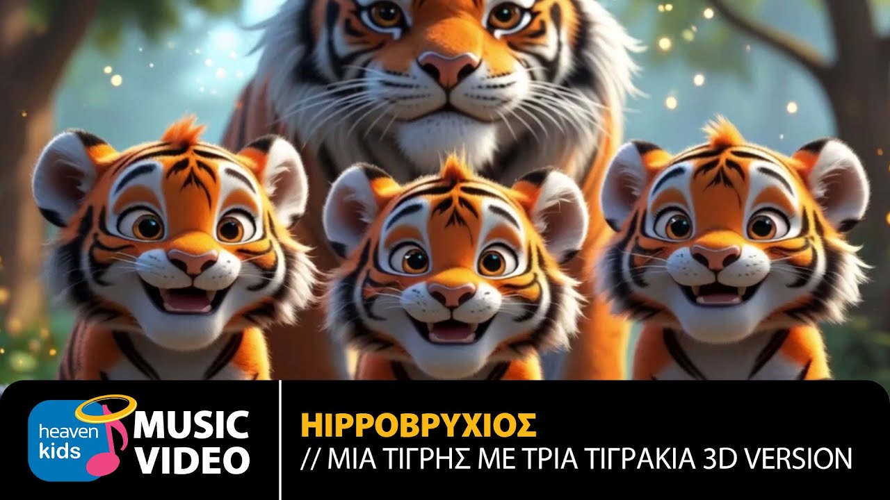Hippoβρύχιος – Μία Τίγρης Με Τρία Τιγράκια | 3D Version | Official Music Video (HD)