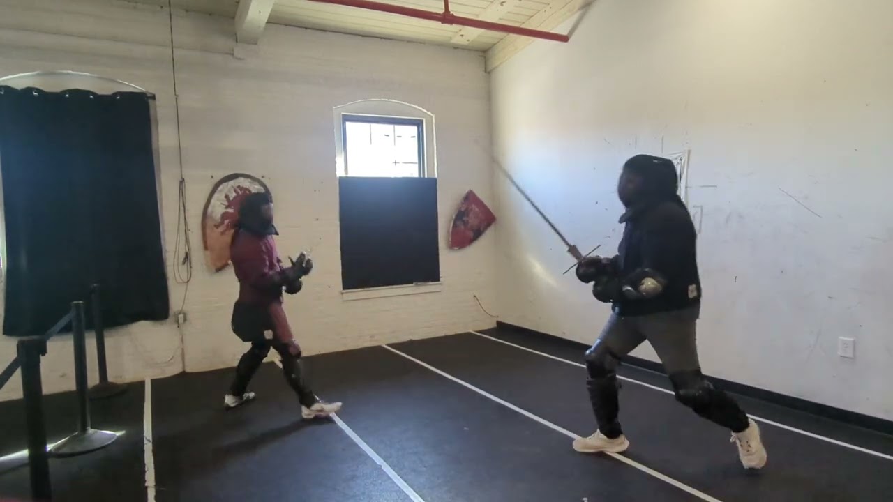 Hayden vs August Longsword sparring 3/1/26
