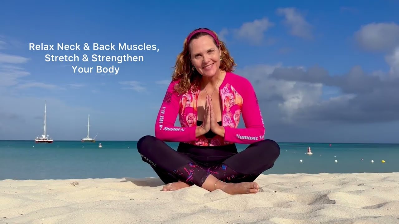 Revitalize with Beach Yoga on the ocean front, Neck, Back, and Shoulder Strengthening in Aruba