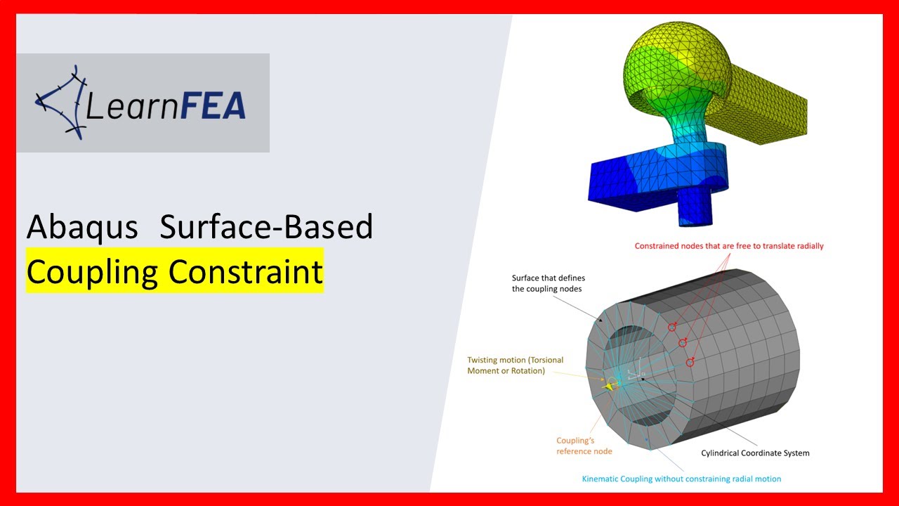 Abaqus Surface-Based Coupling Constraint