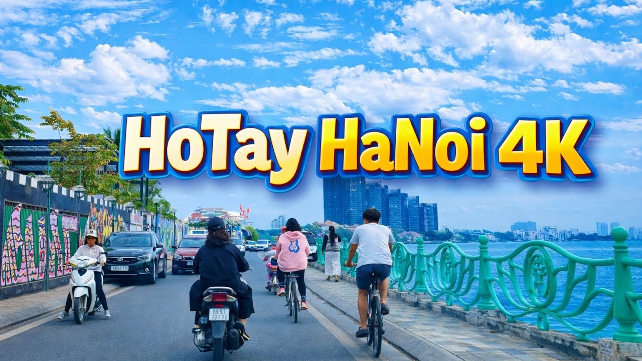 Hanoi Driving 4K (2026) – Scenic West Lake Drive Tour | Vietnam City View