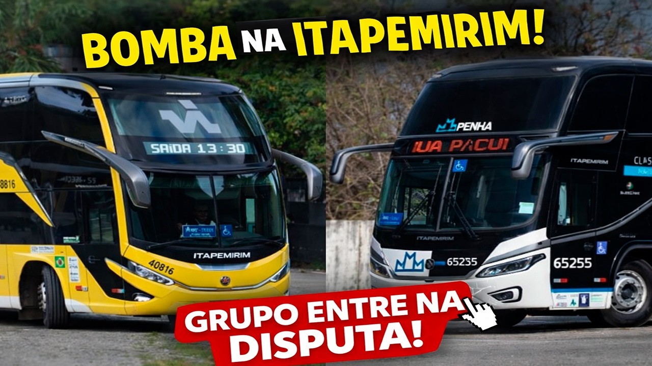 BOMBA! Grupo Comporte quer entrar na disputa pelas linhas da Itapemirim