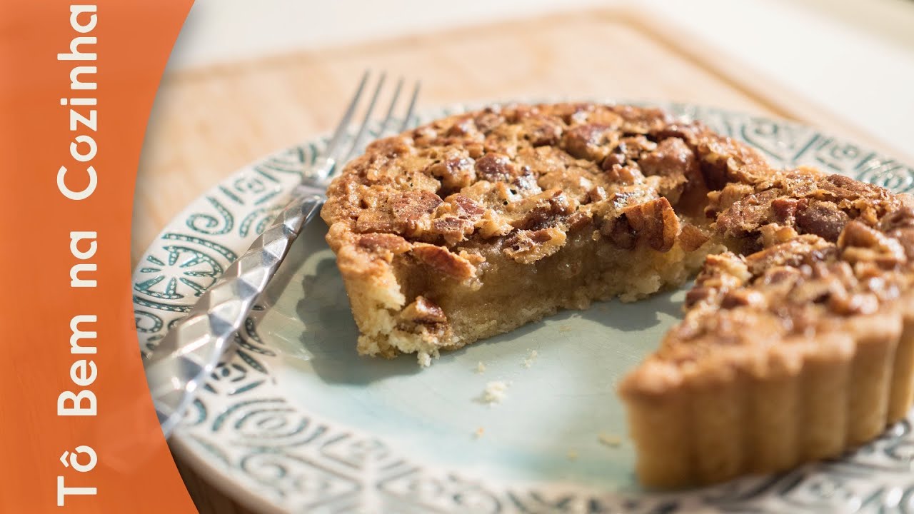 TORTA DE NOZ PECÃ (Pecan Pie) - Receita de torta de nozes (Episódio #209)