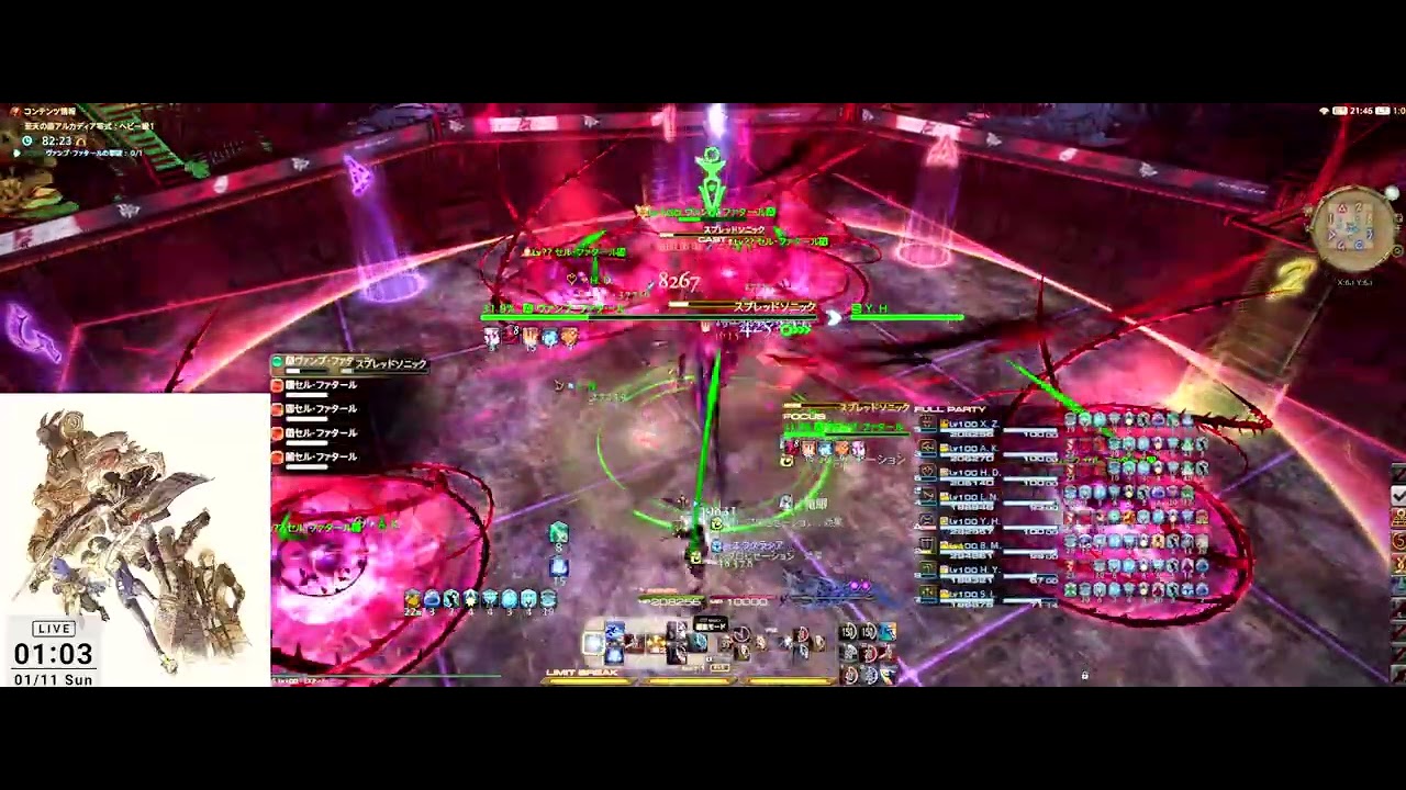 至天の座アルカディア　ヘビー級　零式１層　竜騎士　D２視点