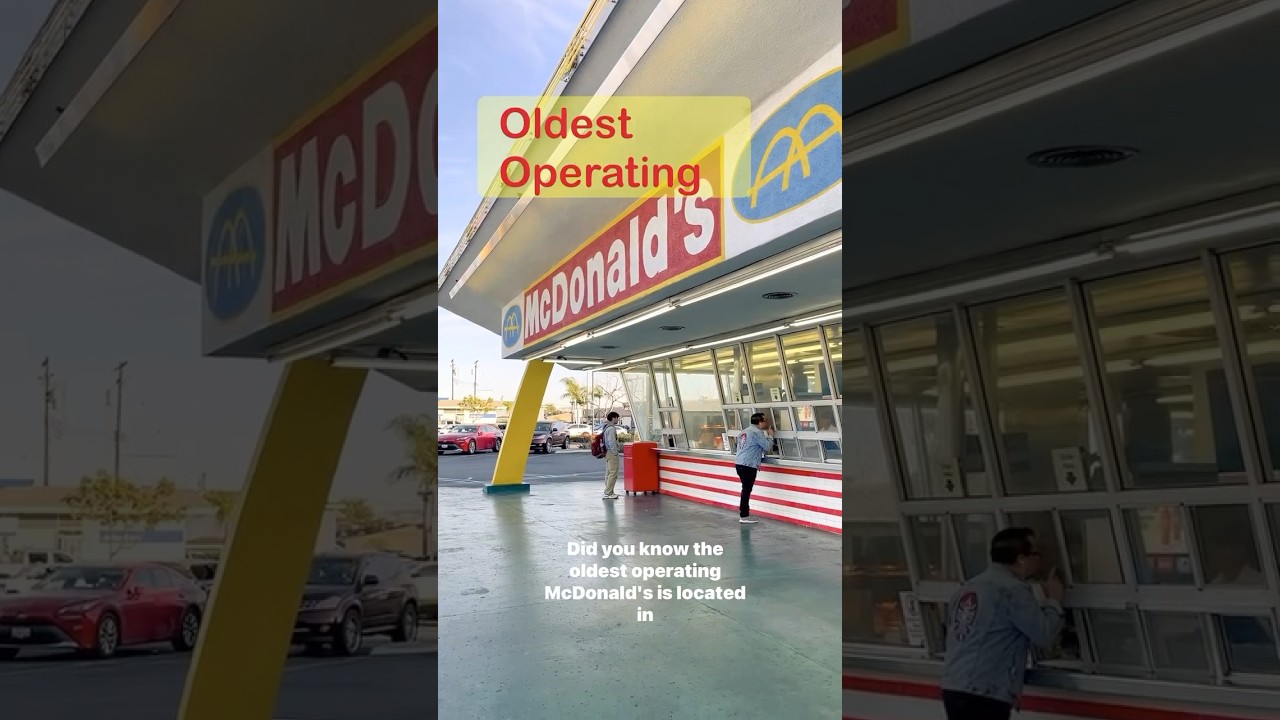 Visit the Oldest McDonald&rsquo;s in Downey, California (via foodentitlement on IG) #Shorts