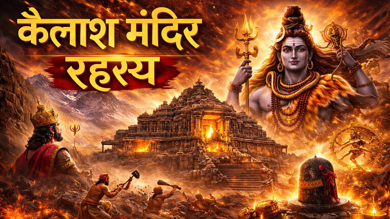 आकाश से तराशा! कैलाश मंदिर का चमत्कार जो 1200 साल से अटल खड़ा है