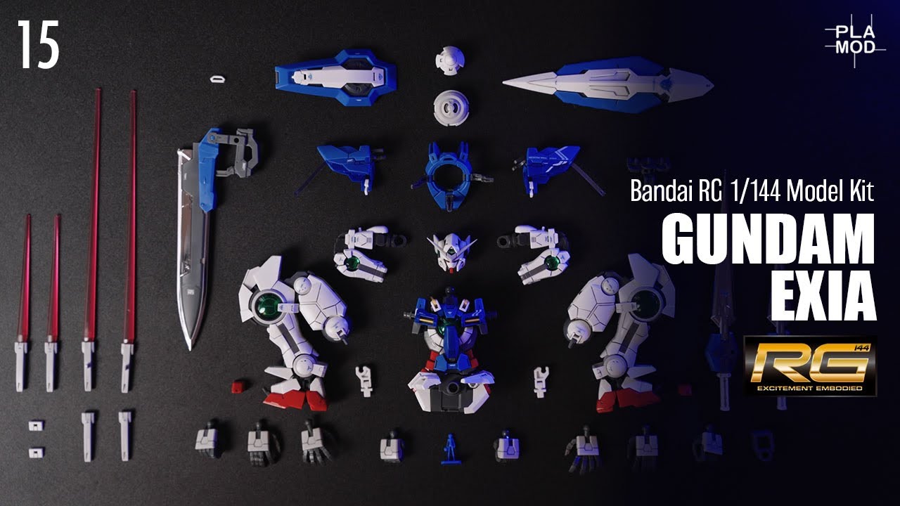 [FULL] Gundam Exia RG Model Kit Speed Build | ガンダムエクシア RG モデルキット スピードビルド