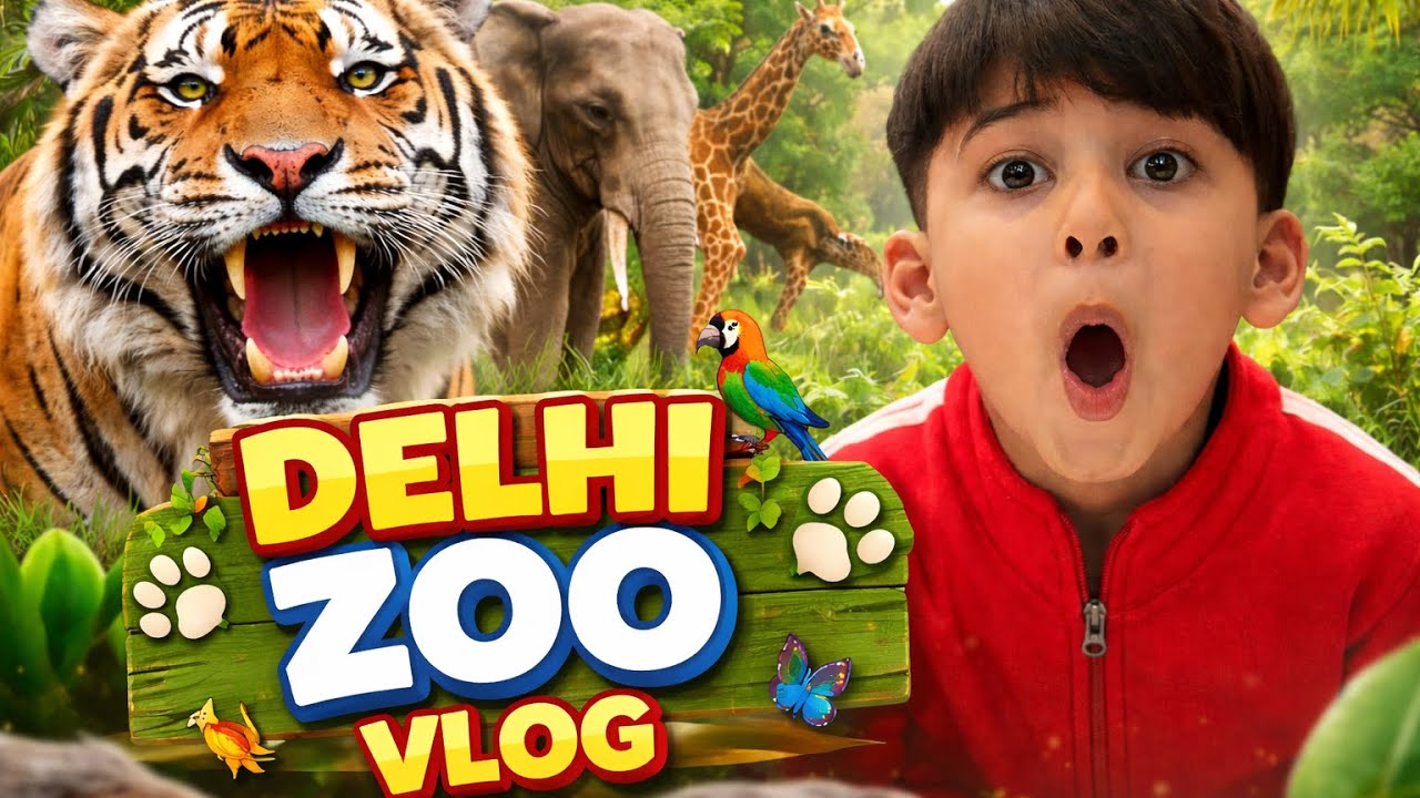 Delhi Zoological Park Vlog | India’s Biggest Zoo 🐯🦁|#delhizoologicalpark #delhizoo #youtube #viral 