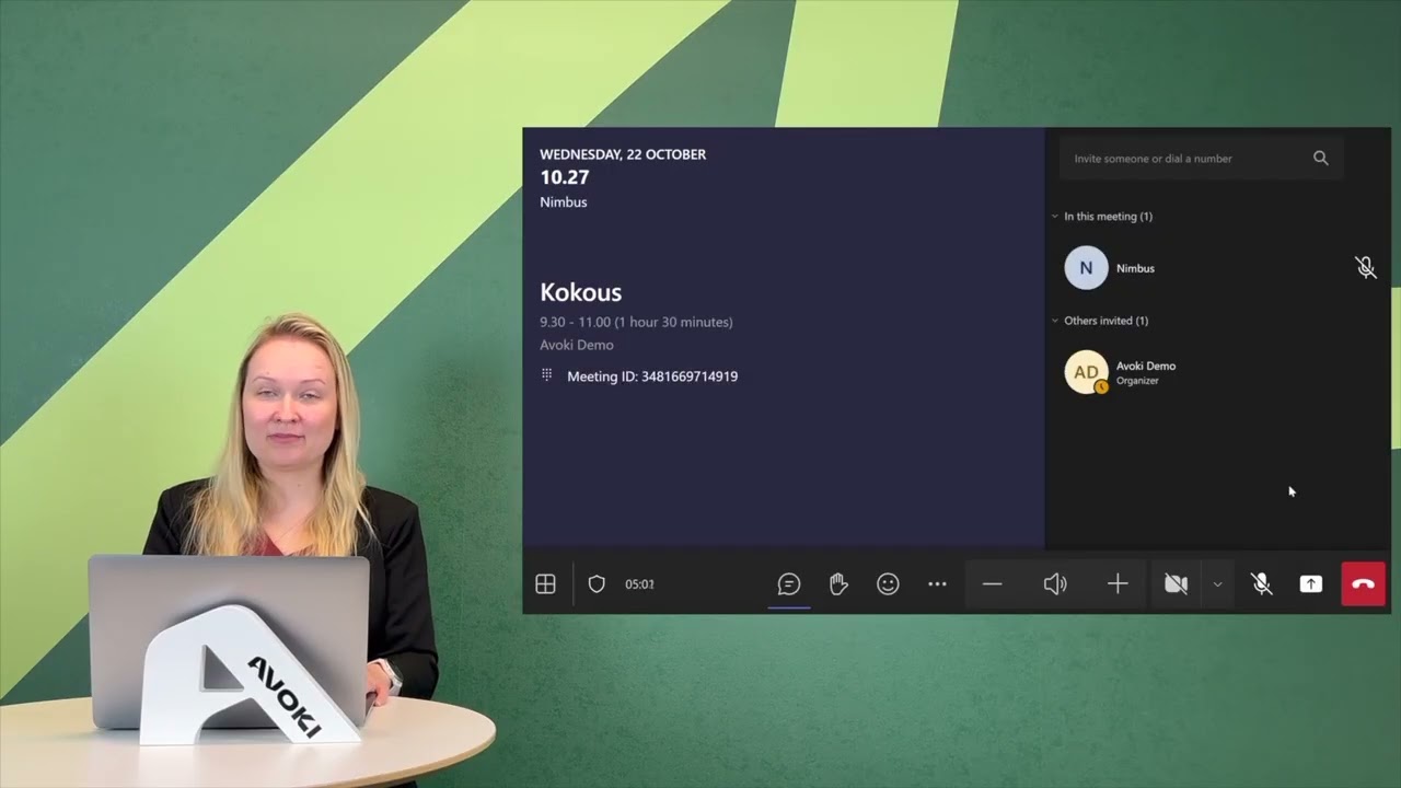 Microsoft Teams Rooms käyttöopastus