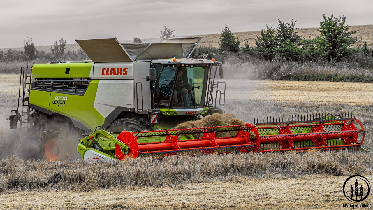 NEW Claas Lexion 8700 / BIG Harvest / 4 Kombajny / Claas Lexion 770, Case 9230,9120 / Rostěnice a.s.