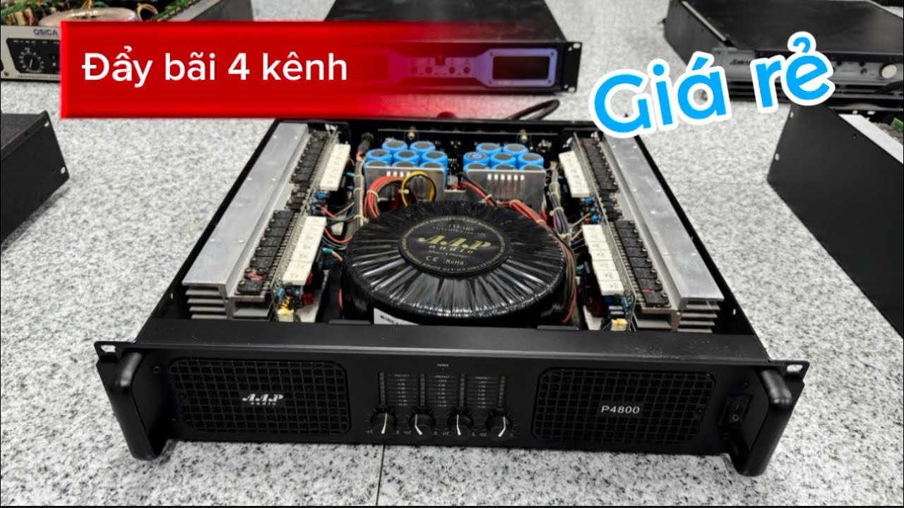 Thanh lý đẩy bãi 4 kênh AAP 4800 , 2 kênh 20 sò giá hơn 1tr . Lh/zalo: 0982.580.959