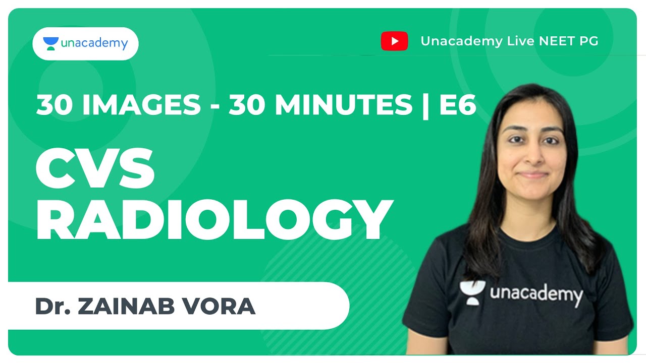 30 Images in 30 minutes | E6 | CVS Radiology | NEET PG | Dr. Zainab Vora