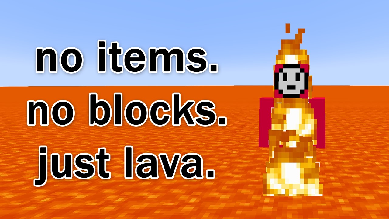 Can You Beat Minecraft if the Whole World is Lava?