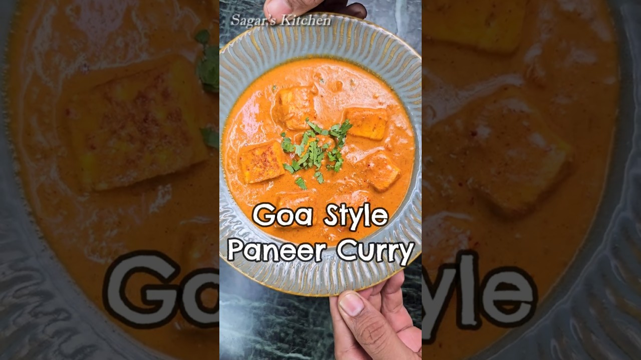 Best Paneer Curry Recipe...Goa Style Curry Recipe #SHorts