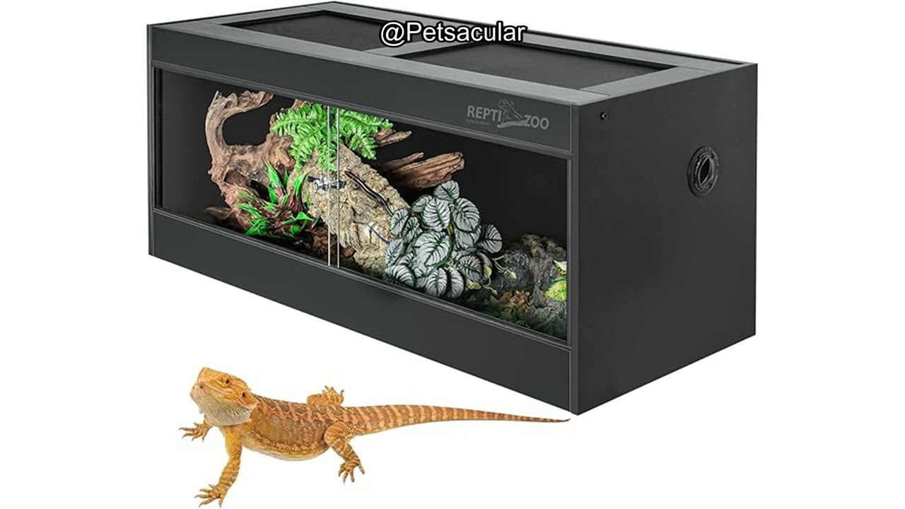 Обзор террариума для рептилий из ПВХ REPTI ZOO объемом 68 галлонов: стоит ли он того для вашего э...