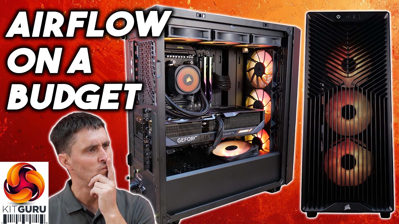 Обзор нового корпуса Corsair Airflow 3200D стоимостью 80 фунтов стерлингов.