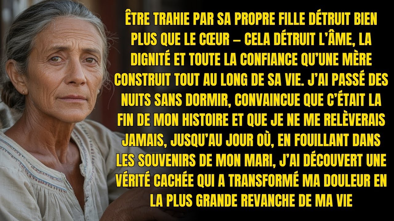 HISTOIRE VRAIE DE CETTE GRAND-MÈRE 👵💔 TRAHIE PAR SA FILLE… MAIS LE SECRET DE SON MARI A TOUT CHANGÉ!