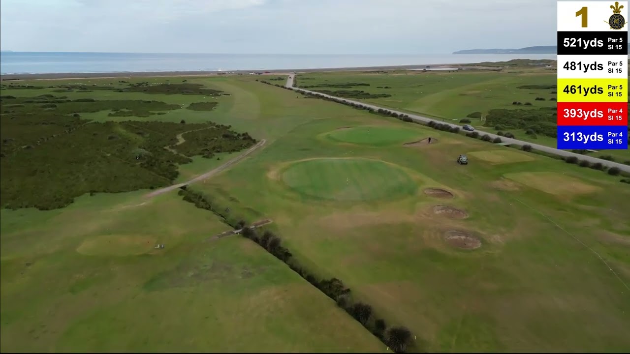 The 1st Hole at Royal North Devon Golf Club