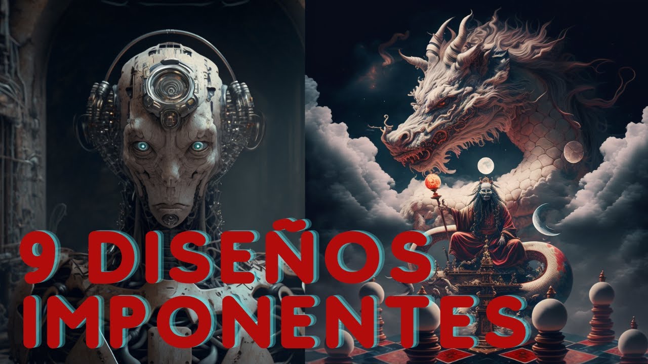9 PROMPTS explicadas que VOLARÁN TU CABEZA 🤯 MIDJOURNEY Inteligencia Artificial que CREA IMÁGENES